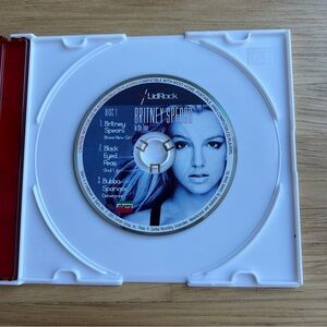 Rare Mini CD Britney Spears In The Zone Lid Rock Sbarro Pizza